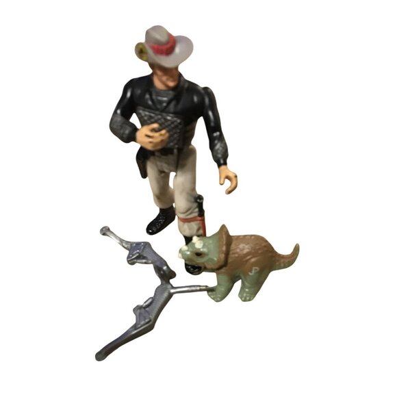 Jurassic Park Dino Trackers Sgt T-Rex Turner 5" Action Figure Kenner 1993 Access - Picture 2 of 14